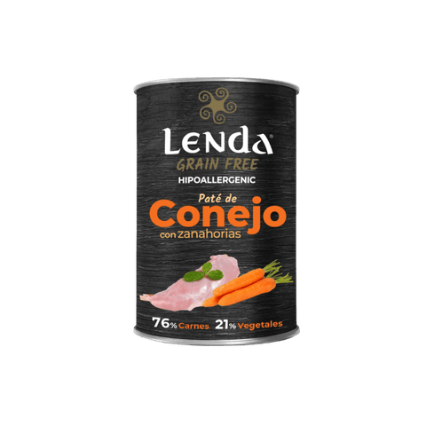 Alimento húmedo de conejo para perros