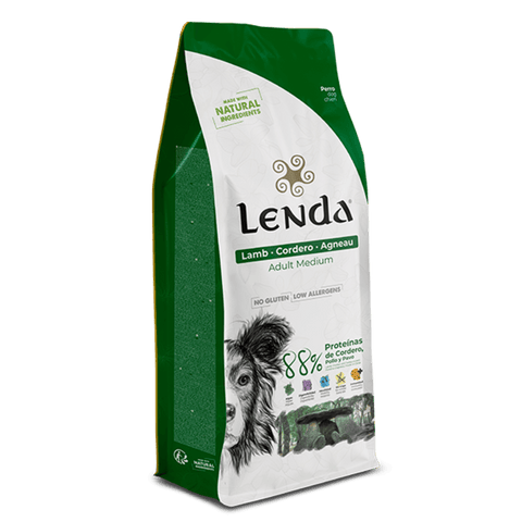 Pienso Lenda para perros a base de cordero y pollo