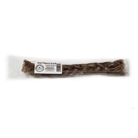 Snack natural de nervio trenzado para perros