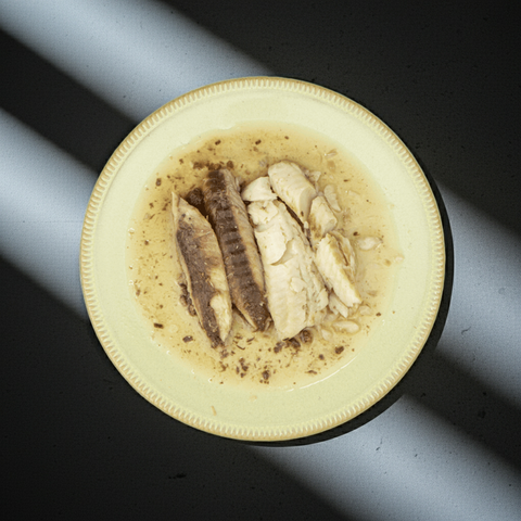 Merluza y Lomo negro de Atún para gatos 120 gr