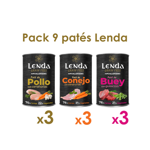 Pack 9 Patés Lenda