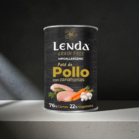 Paté de pollo con zanahorias