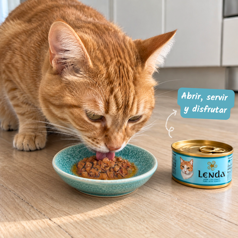 Lenda DELICAT Bocaditos en Salsa de Atún con Tomate 85g para Gatos