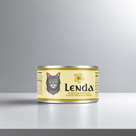 Lenda DELICAT  Bocaditos en Salsa de Pollo con Vegetales 85g para Gatos