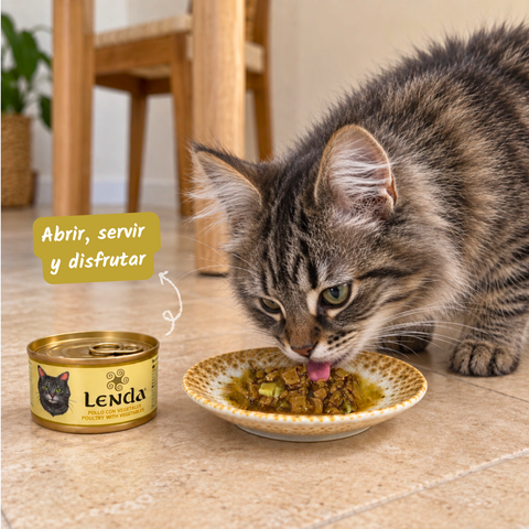 Lenda DELICAT  Bocaditos en Salsa de Pollo con Vegetales 85g para Gatos