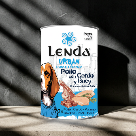 Lenda Urban Paté Perro Pollo con Cerdo y Buey - 400 gr