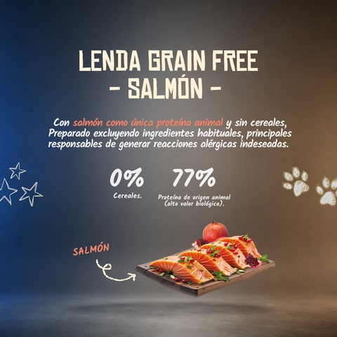 Lenda Grain Free Monoproteico - Salmón