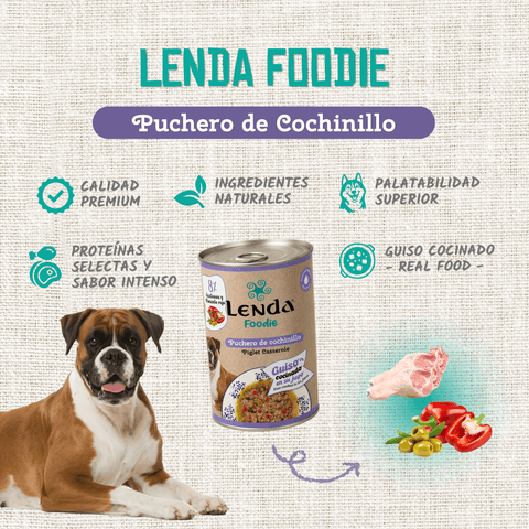 Spezzatino di maialino da latte per cani