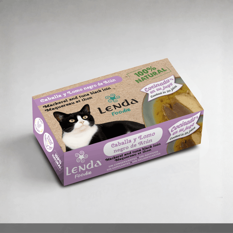 Lenda Foodie Cat Caballa y Lomo negro de Atún
