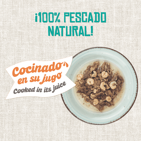 Lenda Foodie Cat Lomo negro de Atún con Gambas