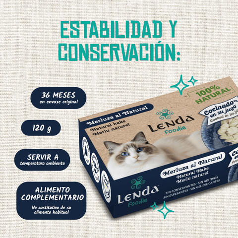 Lenda Foodie Cat Merluza al Natural