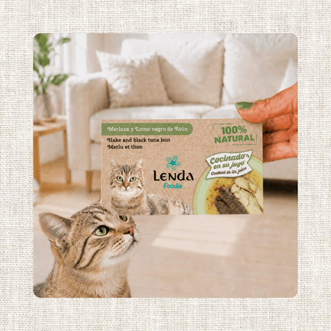 Lenda Foodie Cat Merluza y Lomo negro de Atún