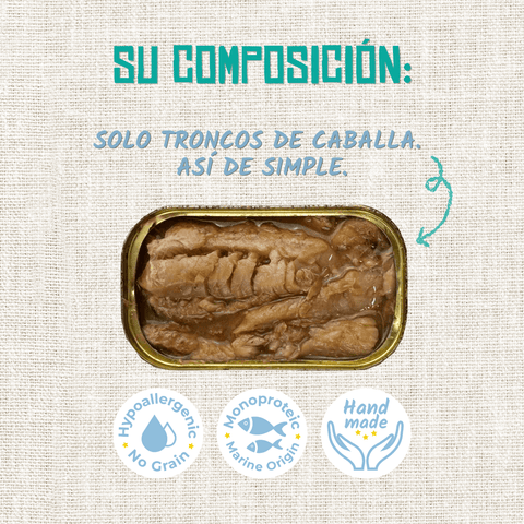 Lenda Foodie Cat Troncos de Caballa en trozos