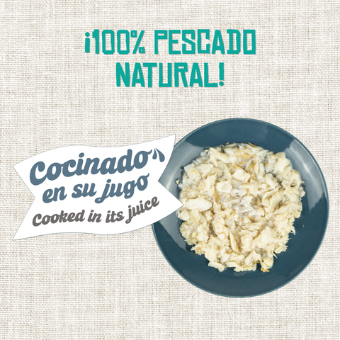 Migalhas de lombo de pescada para cachorros 120 gr