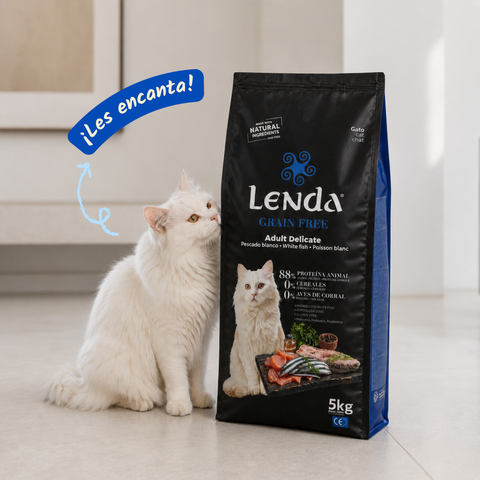 Lenda Grain Free Gato Delicate - Pescado Blanco