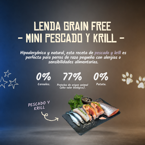 Lenda Grain Free Mini - Pescado y Krill