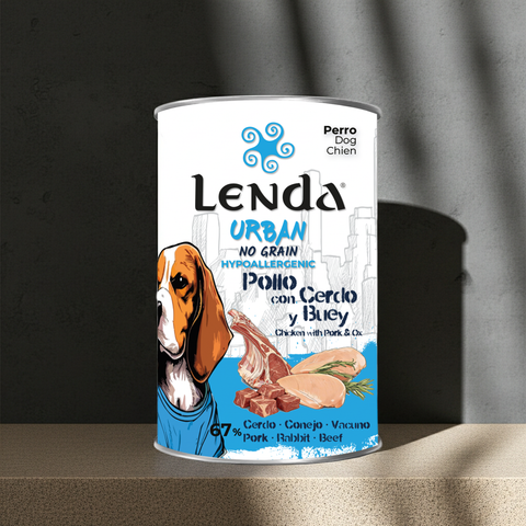 Lenda Urban Paté Perro Pollo con Cerdo y Buey - 400 gr