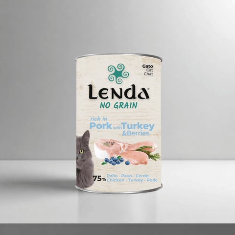 Lenda Paté Gato Cerdo con Pavo y Arándanos