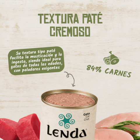 Lenda Paté Gato Aves de Corral y Atún