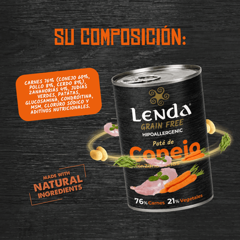 Cibo umido per conigli con carote
