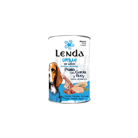 Lenda Paté Pollo con Cerdo y Buey para perros - 400 gr