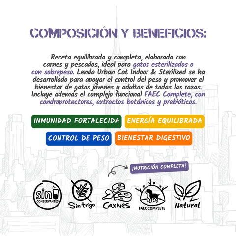 Lenda Urban Gato Diet & Sterilized