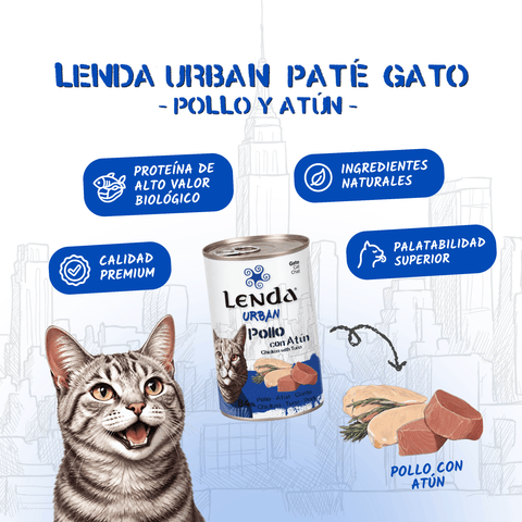 Lenda Urban Paté Gato de Pollo y Atún