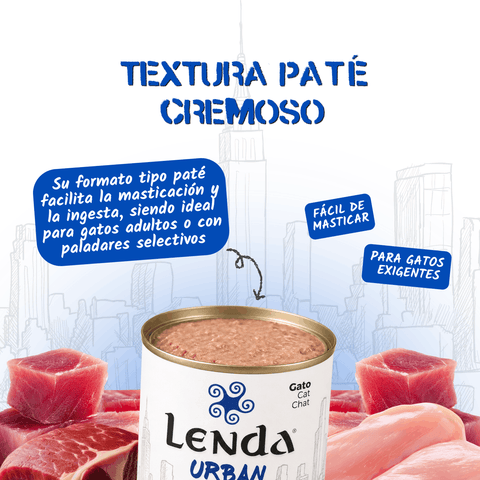 Lenda Urban Paté Gato de Pollo y Atún
