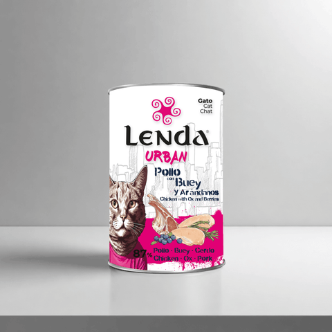 Lenda Urban Paté Gato de Pollo con Buey y Arándanos