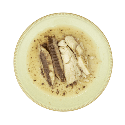 Merluza con lomo de atún Lenda Foodie gato