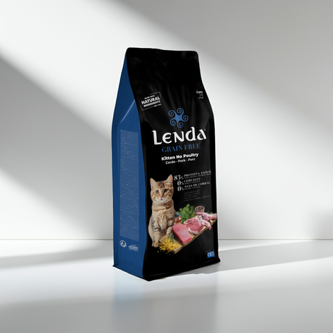 Lenda Grain Free Kitten - Cerdo, Conejo y Atún