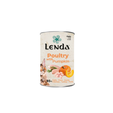 Paté Aves de Corral y Calabaza 400g para gatos