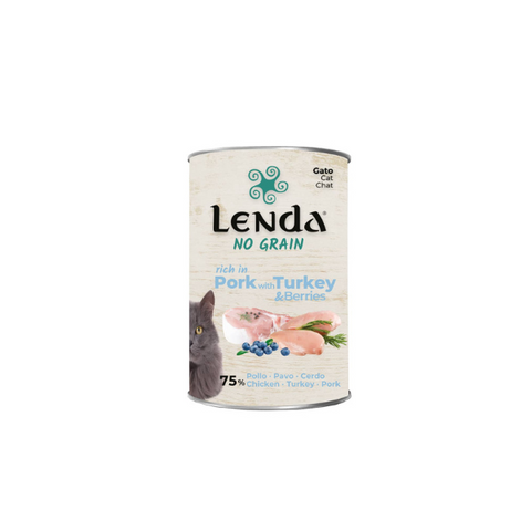 Paté Cerdo con Pavo y Arándanos 400gr para gatos