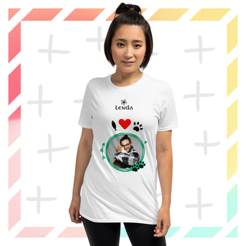T-shirt personalizável "Amor peludo"