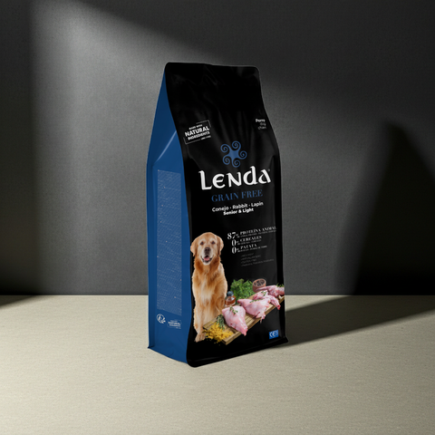 Lenda Grain Free Light y Senior - Conejo y Pavo
